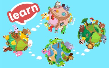 Screenshot 1: CandyBots Animal Friends 🦁 Puzzle Games for Kids