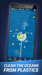 Screenshot 1: Idle Ocean Cleaner Eco Tycoon