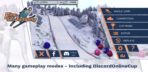 Screenshot 1: Fine Ski Jumping