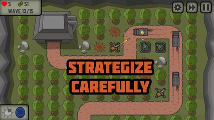 Screenshot 1: Tactical War: Tower Defense