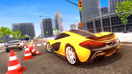 Screenshot 2: Stylish Car Simulator Games: Car Driving School