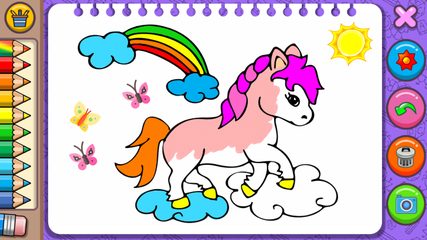 Screenshot 2: Princess Coloring Book & Games