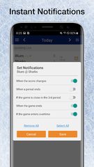 Screenshot 4: Scores App: NHL Hockey Plays, Stats & Schedules