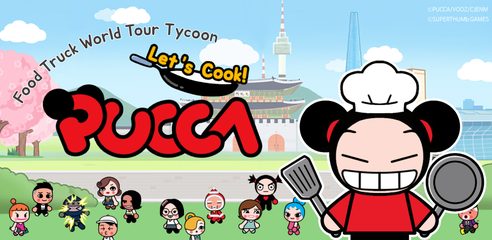 Screenshot 1: Pucca, Let's Cook! : Food Truc