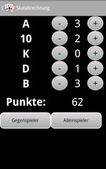 Screenshot 3: Skatabrechnung