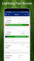 Screenshot 1: Scores App: Football Live Plays, Stats 2021 Season