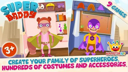Screenshot 2: Super Daddy - Dress Up a Hero
