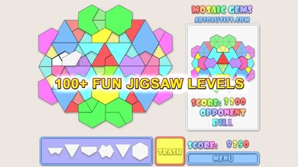 Screenshot 2: Mosaic Gems: Jigsaw Puzzle