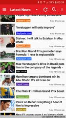 Screenshot 1: Freader1 - Formula Racing News