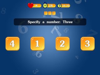 Screenshot 5: Learning to count numbers from 0 to 100