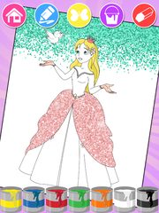 Screenshot 20: Princess Coloring Book Glitter & Girls Dress Up