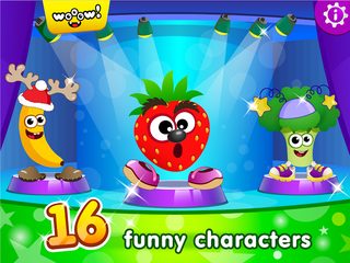 Screenshot 17: Funny Food DRESS UP games for toddlers and kids!😎