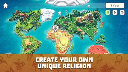 Screenshot 2: God Simulator. Sandbox strategy game Religion Inc.