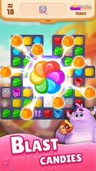 Screenshot 1: Match 3 Games - Sweet Crunch