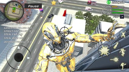 Screenshot 12: Super Crime Steel War Hero Iron Flying Mech Robot