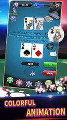 Screenshot 2: BlackJack 21 lite offline game