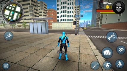 Screenshot 4: Blue Ninja : Superhero Game