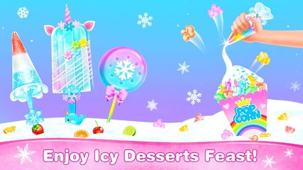 Screenshot 1: Ice Princess Desserts Maker –Fair Food Girl Games