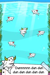 Screenshot 2: Shark Evolution: Idle Game