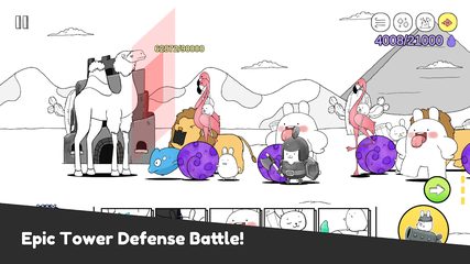 Screenshot 4: Battle! Bunny : Cartoon Tower Defense
