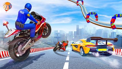 Screenshot 20: Police bike Stunt Bike Racing