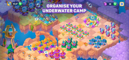 Screenshot 2: Sea Merge: Fish games in Ocean