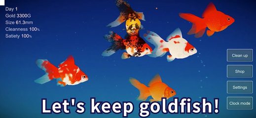 Screenshot 3: Goldfish 3D Relaxing Aquarium