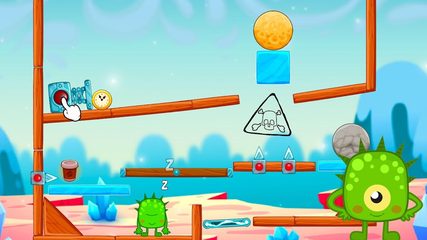 Screenshot 3: Alarmy & Monsters: physics puzzle game