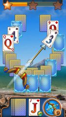 Screenshot 1: Tri Peaks Offline Solitaire