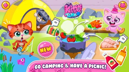 Screenshot 3: Little Kitty Town - Collect Cats & Create Stories
