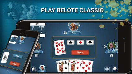 Screenshot 1: Blot - Belote Coinche Multiplayer