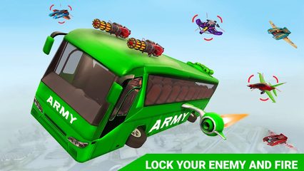 Screenshot 19: Army Bus Robot Car Game 3d