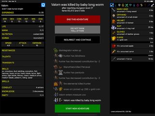 Screenshot 13: Pathos: Nethack Codex