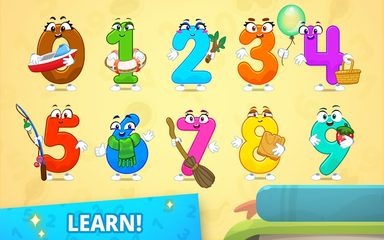 Screenshot 1: Numbers for kids - learn to count 123 games!