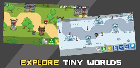 Screenshot 1: Spawnders - Tiny Hero RPG