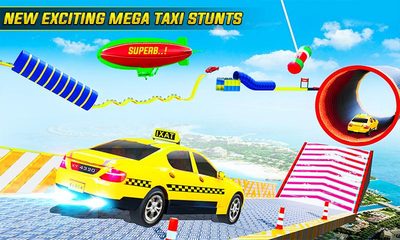 Screenshot 2: Taxi Car Mega Ramp Stunt: GT Car Racing Stunt Game
