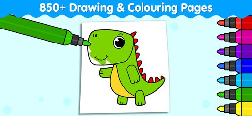Screenshot 2: Kids Colouring Drawing Games + 4+