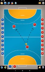Screenshot 12: Coach Tactic Board: Handball