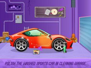 Screenshot 22: Kids Sports Car Wash Garage