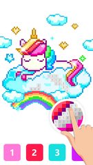Screenshot 7: Pix123 - Color by Number, Pixel Art Relaxing Paint