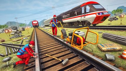 Screenshot 10: City Train Track Construction: Free Truck Games
