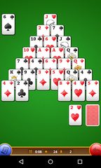 Screenshot 1: Classic Pyramid Solitaire Free