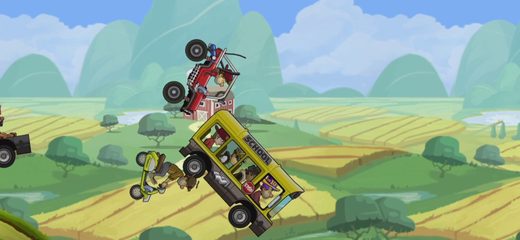 Screenshot 1: Hill Climb Racing 2 9+