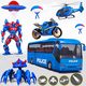 Bus Robot Car War - Robot Game