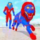 Police Lion Robot Superhero: Super Speed Hero Game