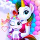 Unicorn Mommy Baby Pet Games 4+