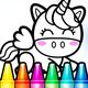 Rainbow Glitter Drawing Book