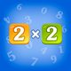 Multiplication table for children. Training.
