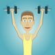Muscle clicker: Gym game