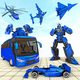 Bus Robot Car Game: Robot Game